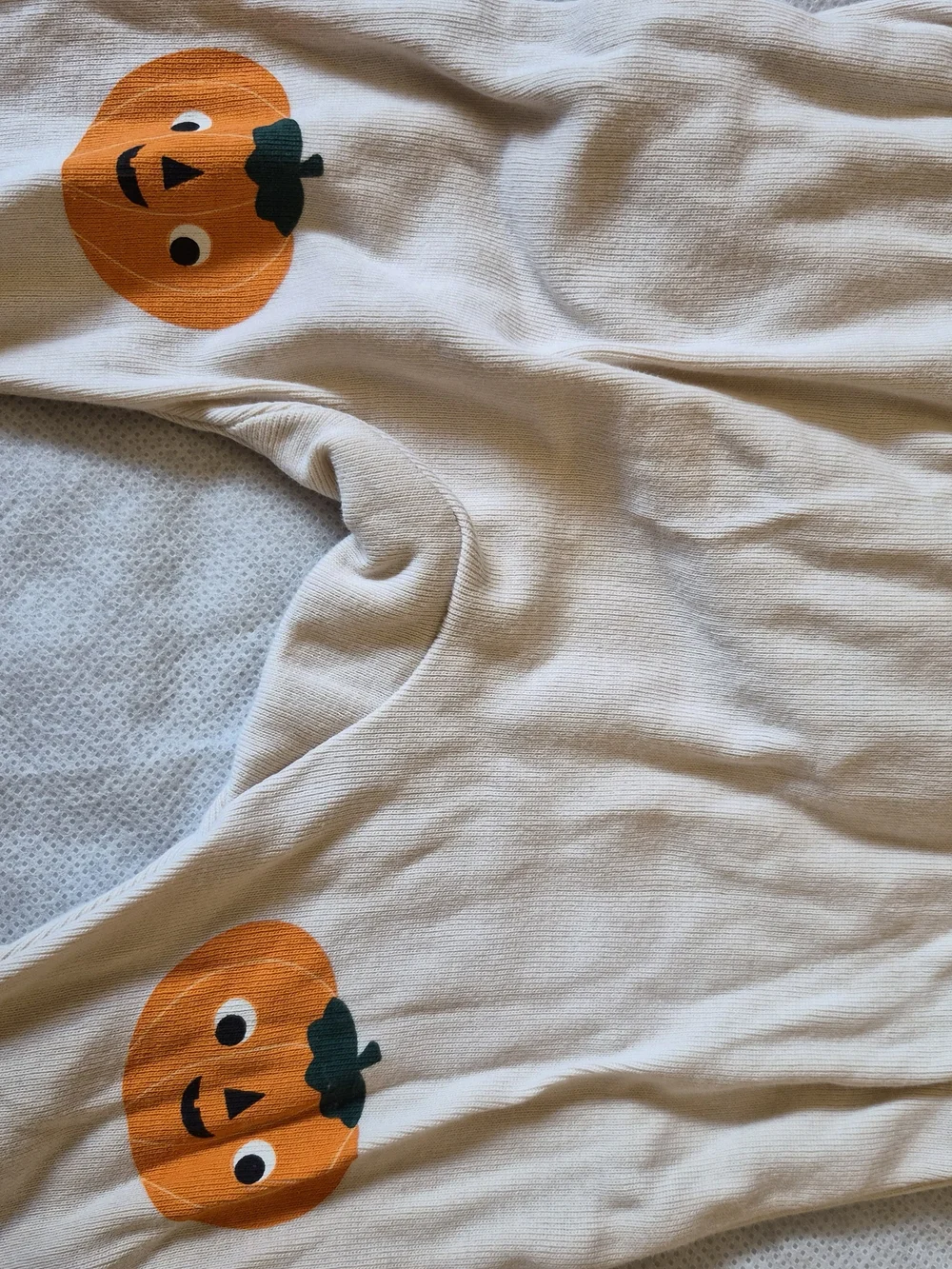 H&M Orange & Cream Pumpkin Outfit Set For Baby SIZE NB